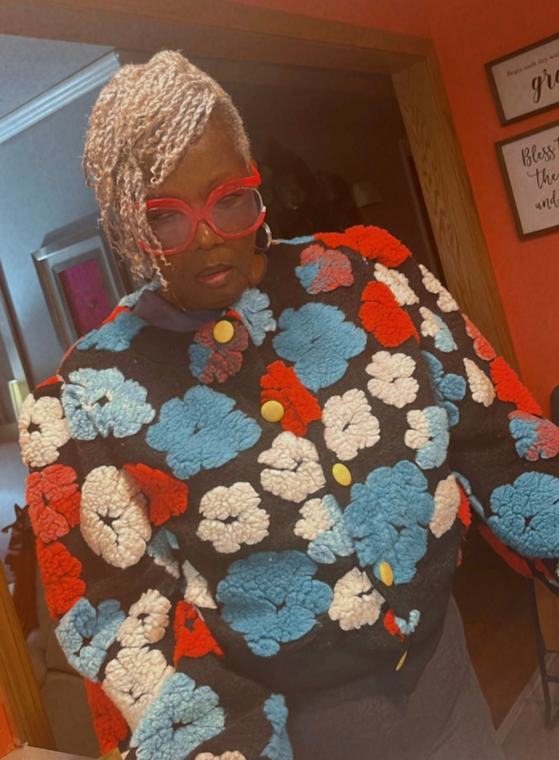 3D Flower Bomb Jacket