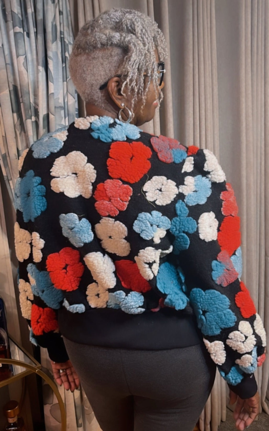 3D Flower Bomb Jacket