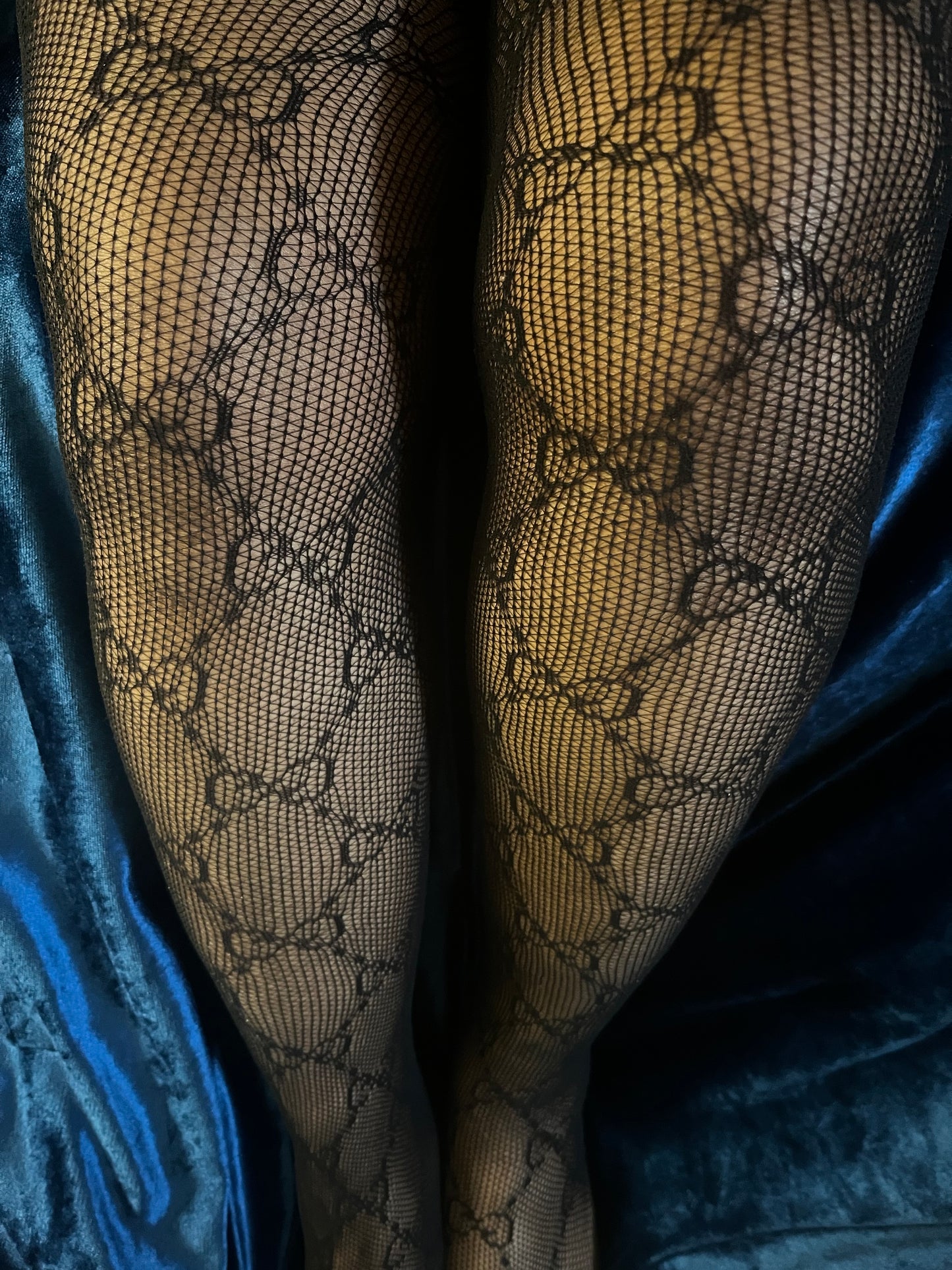 "Where My Hose At" Sexy High Waisted Fishnet Tights Women's Designer Sheer pantyhose Stockings