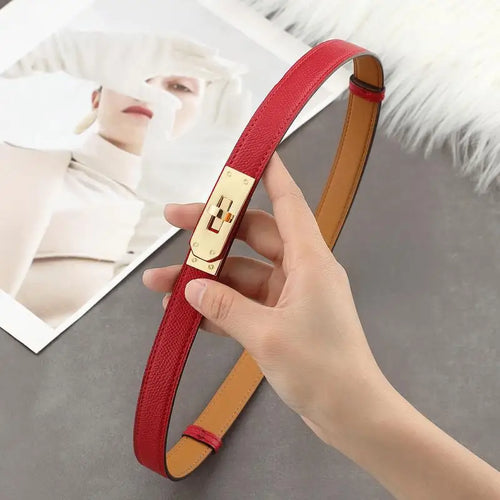 "Kellz" Ladies High Quality Genuine Leather Adjustable Belt