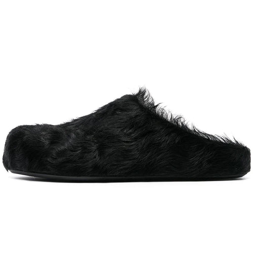 Marne Unisex Fur Horsehair Mules