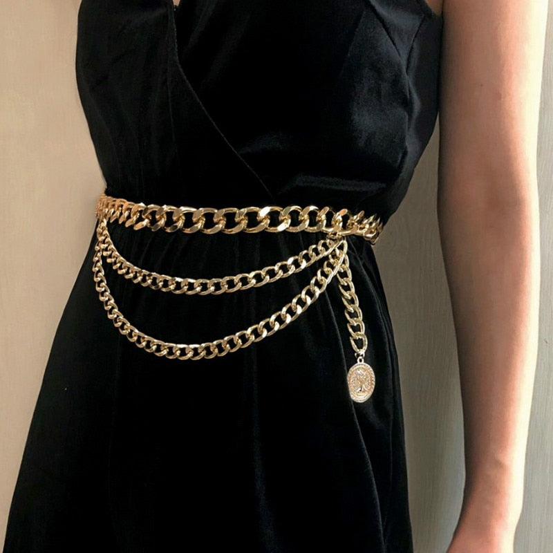 Luxury Tassel Waist Chain Belt